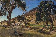 George Washington Lambert The Squatter's Daughter oil painting